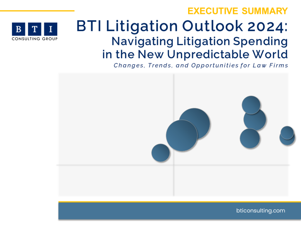 BTI Litigation Outlook - The BTI Consulting Group