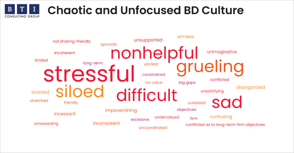 Chaotic and Unfocused BD Culture Word Cloud